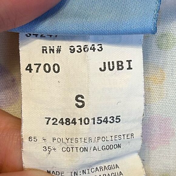 5 for $25🔥Scrub H.Q. Butterfly Yellow Scrub Top Small - Picture 4 of 5